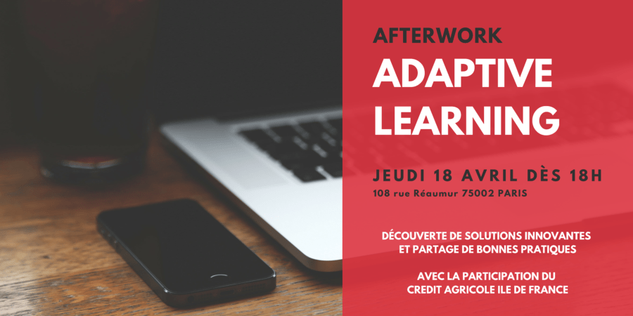 , Afterwork Adaptive Learning le 18 avril