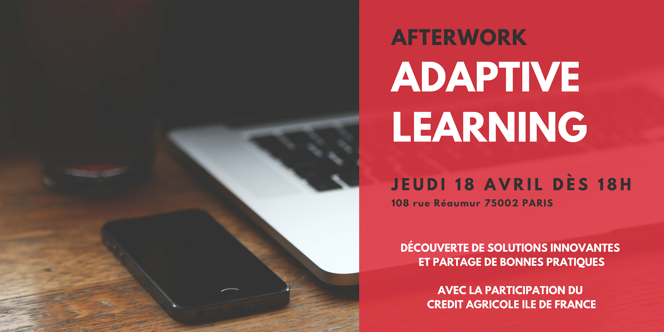 Afterwork Adaptive Learning le 18 avril